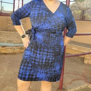 Faux Wrap Dress